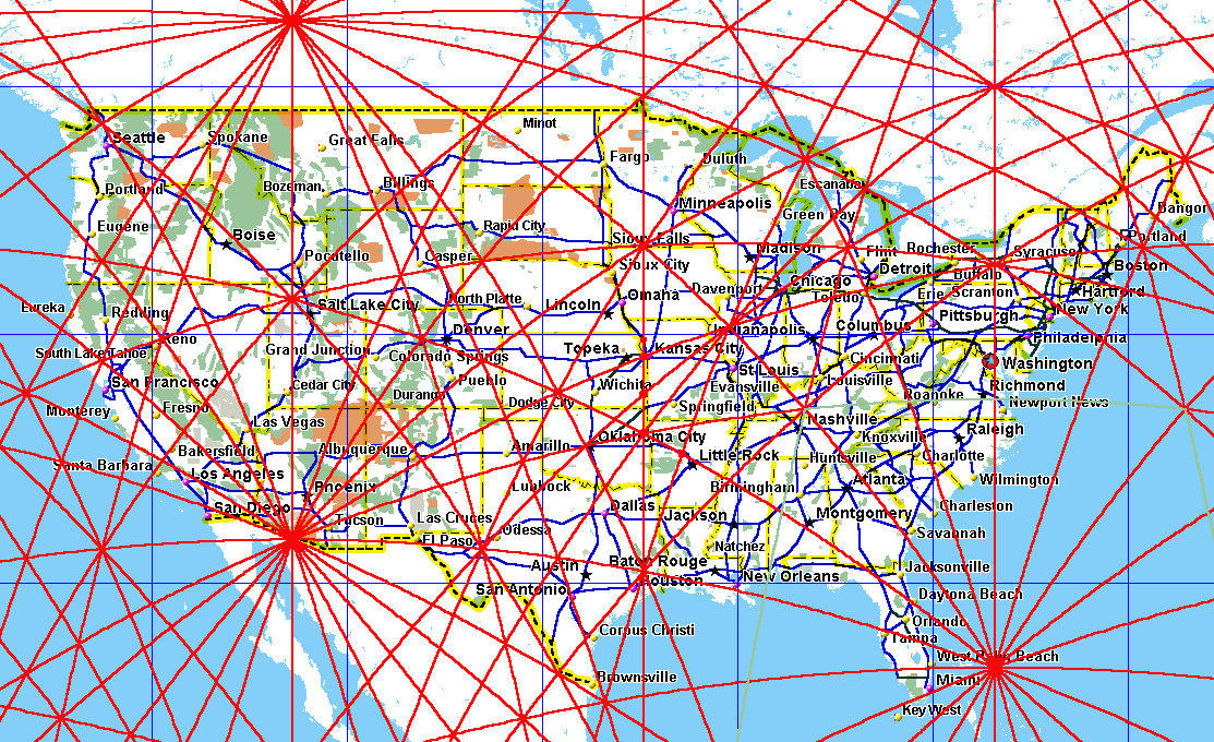 google maps grid lines